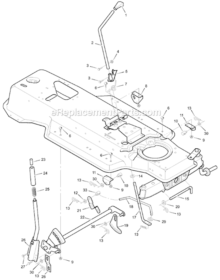 Page F Diagram and Parts List for  Murray Lawn Tractor