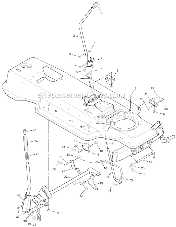 Page F Diagram and Parts List for  Murray Lawn Tractor