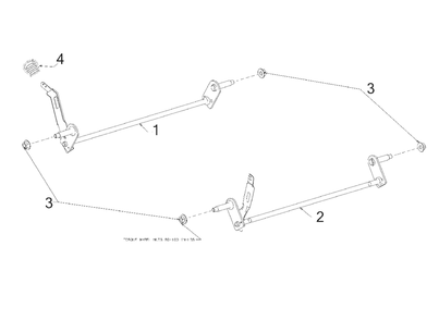 Axles Diagram and Parts List for 2019 Murray Lawn Mower