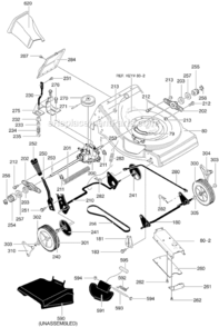 Page D Diagram and Parts List for  Murray Lawn Mower