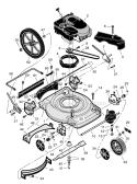 Page E Diagram and Parts List for  Murray Lawn Mower