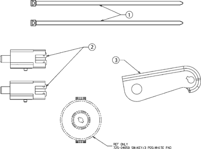 Harness Diagram and Parts List for (13BC77LF058)(2018) Murray Lawn Tractor