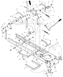 Page F Diagram and Parts List for  Murray Lawn Tractor
