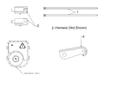 Electrical Diagram and Parts List for (13BN77SS058)(2020) Murray Lawn Tractor