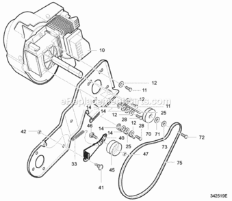 Part Location Diagram of F-031075C Murray OPERATOR'S MANUAL