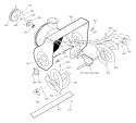 Auger_Housing Diagram and Parts List for  Murray Snow Blower