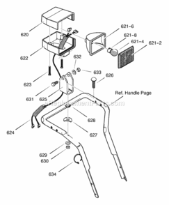 Part Location Diagram of 4029YZ Murray BRACKET, HEADLIGHT