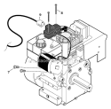 Electric_Start_Assembly Diagram and Parts List for  Murray Snow Blower