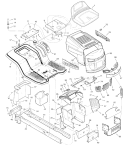 Page A Diagram and Parts List for 425307x51A Murray Lawn Tractor
