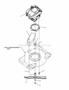 Engine_Group Diagram and Parts List for BTPD22625 Murray Lawn Mower