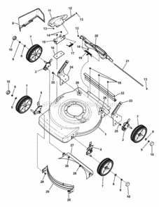 Deck_Assembly Diagram and Parts List for 7800453 2010 Murray Lawn Mower