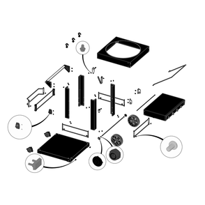 Cart Diagram and Parts List for  Napoleon Grill