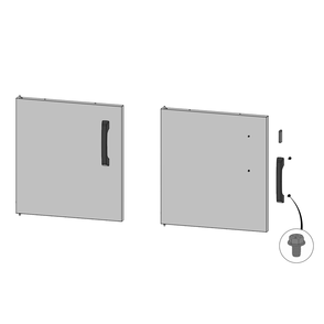 Door Diagram and Parts List for  Napoleon Built-In Cooking