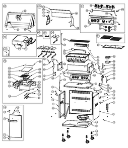 Part Location Diagram of S87011 Napoleon Cross Light Bracket & Two Scre