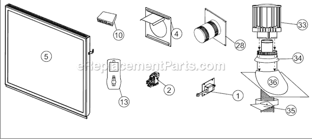 Part Location Diagram of W725-0058 Napoleon Split Flow Valve