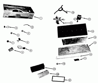 Diagram Diagram and Parts List for  Nutone Range Hood