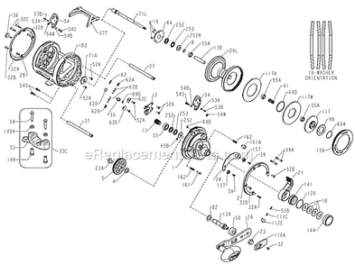 Part Location Diagram of 1239427 Penn Bar, Top Spacer