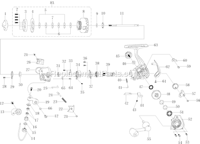 Part Location Diagram of 1222140 Pflueger Washer