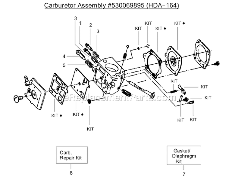 Page A Diagram and Parts List for  Poulan Chainsaw