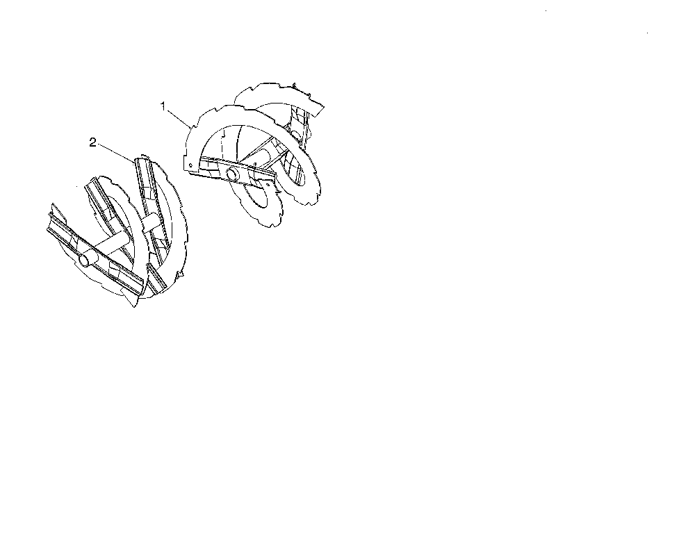Auger Diagram and Parts List for  Poulan Snow Blower