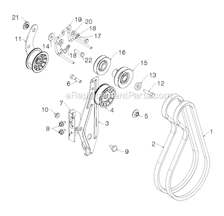 Page I Diagram and Parts List for 2013-07 Poulan Snow Blower