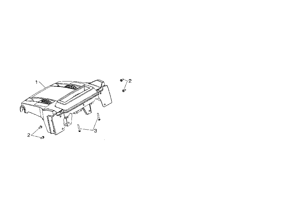Console base multi control Diagram and Parts List for  Poulan Snow Blower
