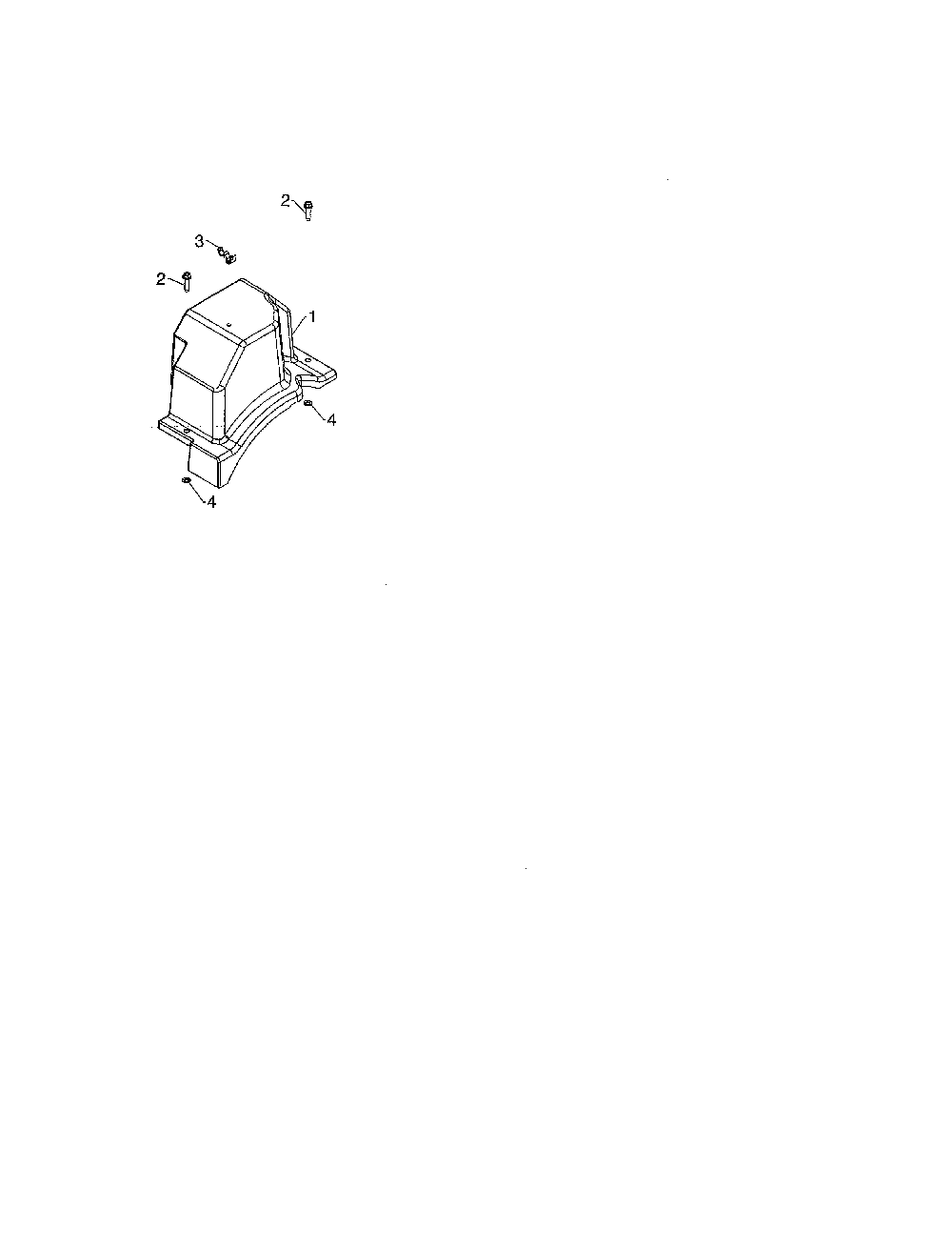 Belt cover Diagram and Parts List for  Poulan Snow Blower