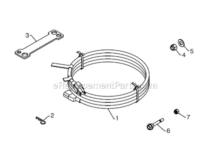 Page U Diagram and Parts List for  Poulan Snow Blower