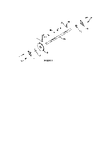 Axle Diagram and Parts List for  Poulan Snow Blower