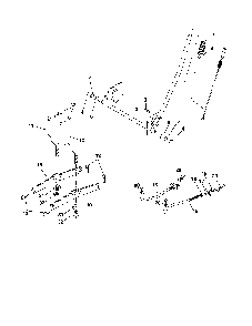 Mower lift Diagram and Parts List for  Poulan Lawn Tractor