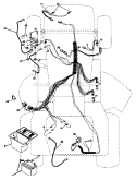 Part Location Diagram of 532140844 Husqvarna Adapter Ammeter Rectangular