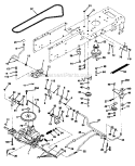 Part Location Diagram of 532139245 Husqvarna Pulley-idler-v Groove Plasitc