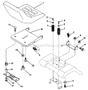Part Location Diagram of 532195530 Husqvarna Pan Seat