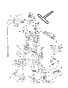 Mower deck Diagram and Parts List for  Poulan Lawn Tractor