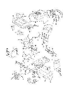 Chassis Diagram and Parts List for  Poulan Lawn Tractor