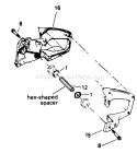 Page H Diagram and Parts List for  Poulan Chainsaw