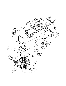 Drive Diagram and Parts List for  Poulan Lawn Tractor