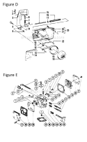 Page D Diagram and Parts List for  Poulan Chainsaw