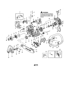 thumbnail image 2 of Poulan/Craftsman Chainsaw Adjust Pin – 530150004 / 545157401 – Fits PP4218AVX, PP3516AV & More 2 of 5
