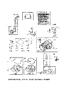 Cylinder/crankshaft/sump Diagram and Parts List for  Poulan Lawn Tractor