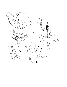 Seat Diagram and Parts List for  Poulan Lawn Tractor