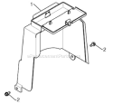 Page S Diagram and Parts List for  Poulan Snow Blower