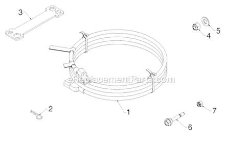 Page B Diagram and Parts List for 2013-07 Poulan Snow Blower