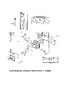 Cylinder head Diagram and Parts List for  Poulan Lawn Tractor