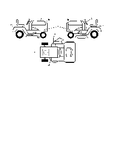 Decals Diagram and Parts List for  Poulan Lawn Tractor