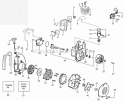 Page B Diagram and Parts List for Type4 Poulan Leaf Blower / Vacuum