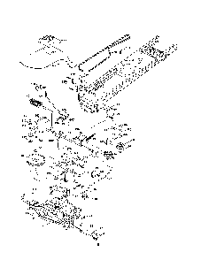 Drive Diagram and Parts List for  Poulan Lawn Tractor