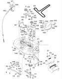 Part Location Diagram of 532165460 Husqvarna Bracket Assembly Deck 42"Sway Bar