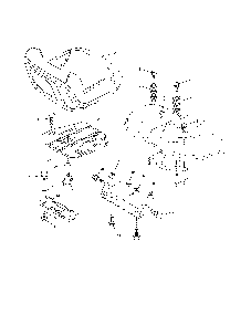 Seat Diagram and Parts List for  Poulan Lawn Tractor