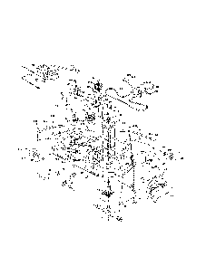 Mower deck Diagram and Parts List for  Poulan Lawn Tractor